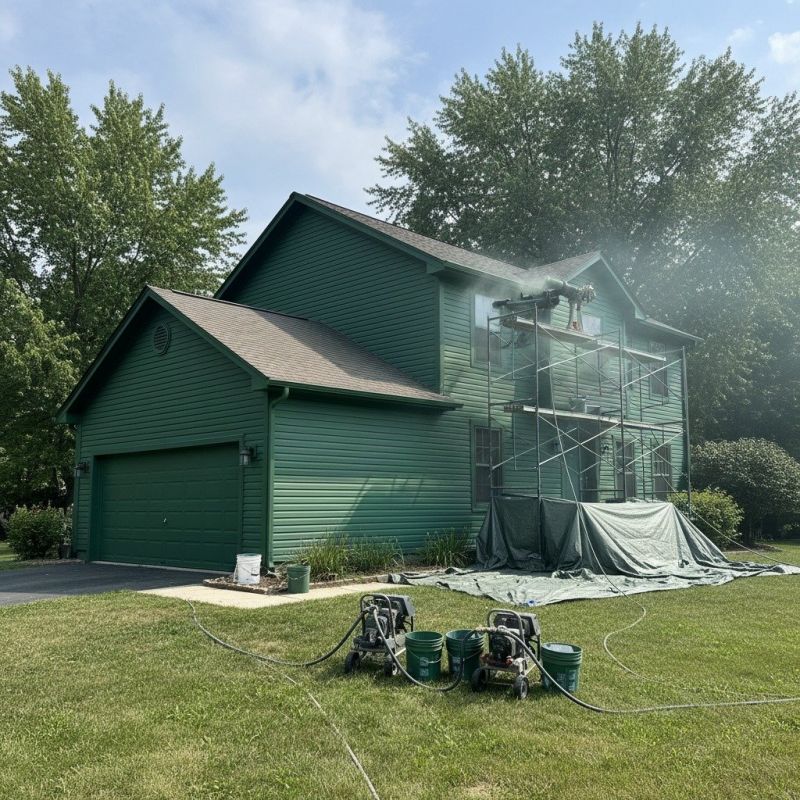 Garage Siding Installation