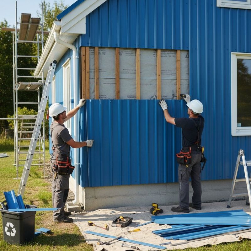 Garage Siding Installation